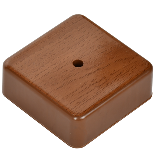 Коробка распаячная КМ для открытой проводки 75х75х28мм дуб | код UKO10-075-075-028-K24-E | IEK фото 2