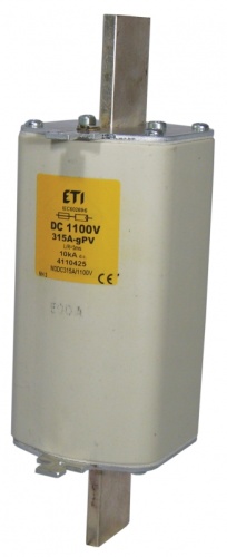 Предохранитель NH-1XL_K gR-PV 80A 1100V DC (L/R=5ms, с бойком) | код 004110551 | ETI