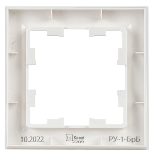 BRITE Рамка 1-местная РУ-1-БрБ белый | код BR-M12-K01 | IEK фото 4