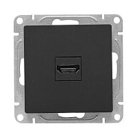 Розетка СП Эпика HDMI механизм черн. EKF UP1-SOB-HDMI