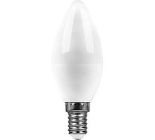 Лампа светодиодная LED 13вт Е14 теплый матовая свеча (SBC3713) | код 55163 | SAFFIT