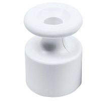 Изолятор ОП пластик бел. (уп.100шт) | код R1-551-21-100 | Bironi
