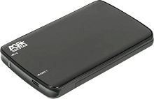 Внешний корпус для HDD/SSD AgeStar 31UB2A12C SATA USB3.1 пластик/алюминий черный 2.5 | код 348110 | AgeStar