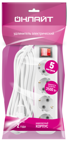 Удлинитель 90 810 OPE-S-04-500-ESC-3x1 ОНЛАЙТ 90810 фото 4 Удлинитель 90 810 OPE-S-04-500-ESC-3x1 ОНЛАЙТ 90810 фото 4