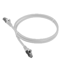 Патч-корд LANMASTER LSZH SFTP кат.6A, 1.5 м, белый | код LAN-PC45/S6A-1.5-WH | LANMASTER