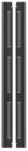 ITK by ZPAS Фальш-панель вертикальная 19" 45U 600мм черная (2шт/компл) | код ZP-FP05-45U-V-0600 | IEK