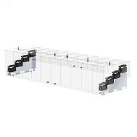 Комплект защитного кожуха ступенчатой шинной системы 3P | код R5BBLPH3P | DKC