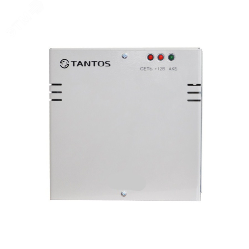 Источник вторичного электропитания резервированный 12В 5А (макс 5.5А) | код ББП-50 Pro | Tantos Источник вторичного электропитания резервированный 12В 5А (макс 5.5А) | код ББП-50 Pro | Tantos