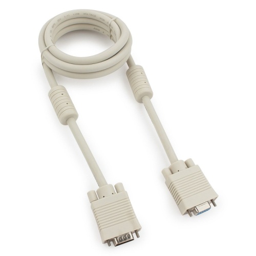 Кабель удлинитель VGA Premium Cablexpert CC-PPVGAX-6, 15M/15F, 1.8м, двойной экран, феррит.кольца, пакет | код CC-PPVGAX-6 | Cablexpert