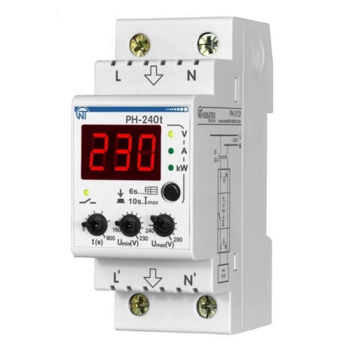 Реле напряжения РН-240Т | код GFT0000006909 | Новатек-Электро