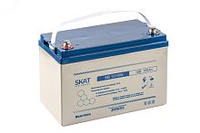 SKAT SB 12100S АКБ свинцово-кислотная тип AGM 12V 100Ач Iзар.30А, клеммы под болт М6 | код 8973 | Бастион
