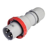 Разъем пром. силовой CEE кабельный, штекер, 63A, 3P+N+E 6h, 346_415VAC 50/60Hz, IP66/IP67/IP69, серия OPTIMA | код 218.6337 | Scame