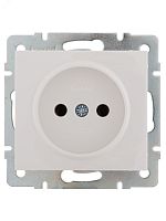 Розетка RAIN без заземления керамика белая механизм | код 703-0288-121 | Lezard