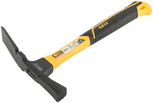 Молоток каменщика Профи 600г фибергласовая усилен. ручка FIT 44538 фото 2 Молоток каменщика Профи 600г фибергласовая усилен. ручка FIT 44538 фото 2