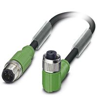 Кабель для датчика / исполнительного элемента SAC-4P-M12MS/ 1,5-PUR/M12FR SH | код 1500981 | PHOENIX CONTACT