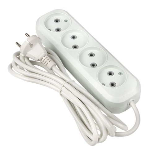 Удлинитель "Эксперт" 4 гнезда 2 метра 10А/2,2кВт без заземления ПВС 2х0,75 PROxima | код UBA10-275-4-02 | EKF фото 5