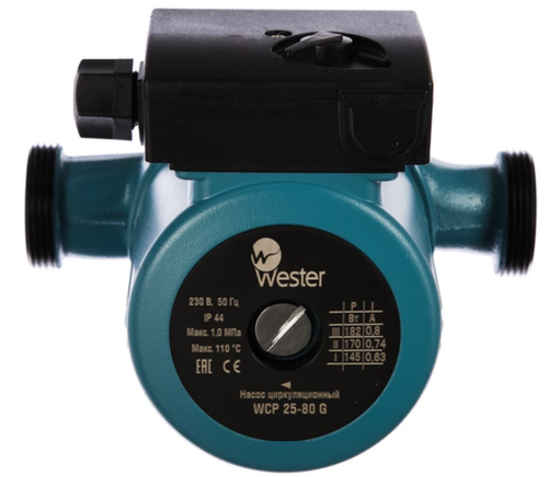 Насос WSP 32-80G PN10 в/к 230В циркуляционный 0-14-0190 | код 015-3267 | WESTER