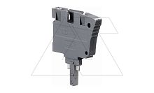 Держатель компонентов PG5-R2 для клемм ZS4/5.2, 250В, установка в каналы перемычек, темно-серый | код 90040300 | Entrelec