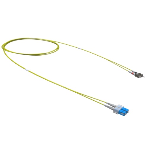 Оптический коммутационный шнур переходной Duplex SC-UPC/ST-UPC, 9/125 OS2, 2 м | код RNPC9DCUSU2 | DKC