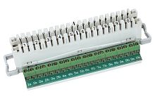 Плинт 2/10 типа LSA-PLUS дополнительная винтовая клемма размыкаемые контакты | код 120902-00130 | ССД