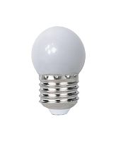 Лампа светодиодная LED 1Вт E27 4500K шар G45 для Белт лайт 230/50 -40...+50°C | код 5040663 | JazzWay