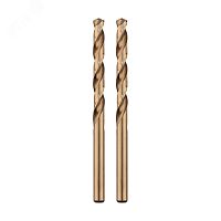 Сверло по металлу 3.5х70х39 мм (сталь HSS-Co 5% M35 P6M5K5) (упак - 2 шт.) DIN 338 | код KR-91-0504 | Kranz
