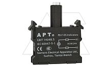 Блок индикатора, белый, LED, 220VAC/DC, монтаж на адаптер, для PB1 и PB3 серий | код PB-F-DS/W28 | АРТ