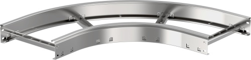 Поворот лестничный LESTA 90град 150х400мм R300 | код CPG04-4-90-150-400 | IEK