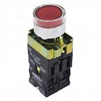 Кнопка XB2-BW3465 с подсветкой красный 1НО+1НЗ (ANDELI) | код ADL10-049 | ANDELI