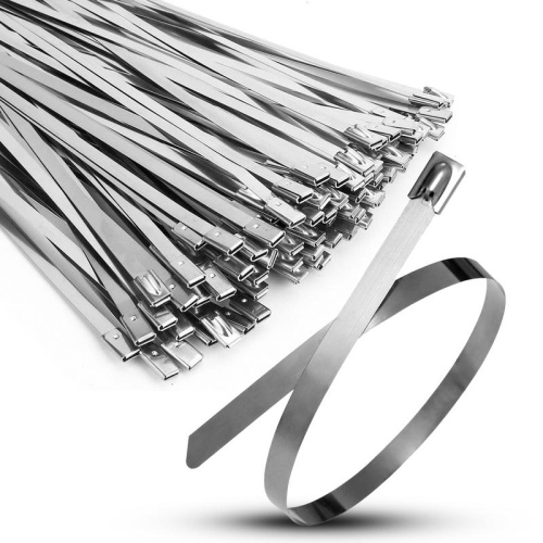 Хомут кабельный 7.9х500 сталь AISI 304 (уп.100шт) | код TKE-HM304-7.9-500-N/100 | TOKOV ELECTRIC Хомут кабельный 7.9х500 сталь AISI 304 (уп.100шт) | код TKE-HM304-7.9-500-N/100 | TOKOV ELECTRIC