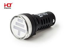 Лампа - Индикатор Заземление, 24V AC/DC d22мм IP40 HLT | код 085-06-402 | HLT