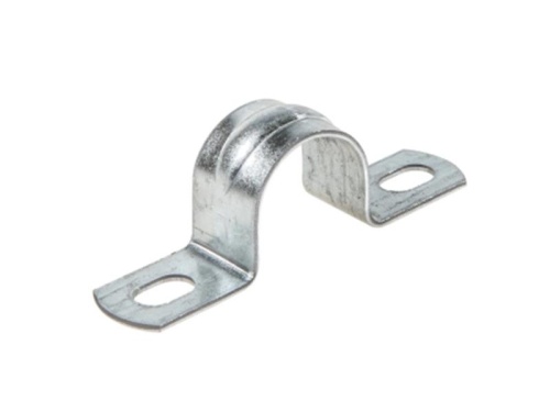 Скоба металлическая двухлапковая d 60-63 мм (уп./50шт.) HLT | код 084-25-061 | HLT