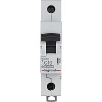 Выключатель автоматический однополюсный RX3 4500 10А C 4,5кА | код. 419662 | Legrand 