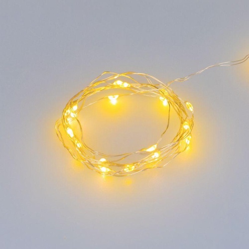 Гирлянда светодиодная ARD-DEW-HOME-2000-CLEAR-20LED-STD Yellow (3V, Battery Pack) (Ardecoled, IP20) | код 48703 | Arlight Гирлянда светодиодная ARD-DEW-HOME-2000-CLEAR-20LED-STD Yellow (3V, Battery Pack) (Ardecoled, IP20) | код 48703 | Arlight