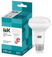 Лампа светодиодная ECO R63 рефлектор 8Вт 230В 4000К E27 | код. LLE-R63-8-230-40-E27 | IEK