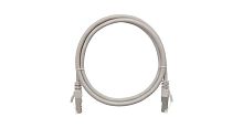 Шнур F/UTP 4 пары Кат.5e 2хRJ45/8P8C T568B 7х0165мм LSZH серый 75м | код NMC-PC4SD55B-075-C-GY | NIKOMAX