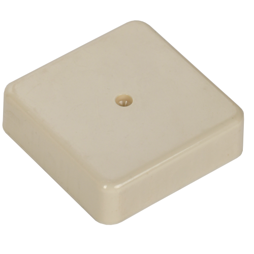 Коробка распаячная КМ для открытой проводки 75х75х20мм слоновая кость | код UKO10-075-075-020-K32-E | IEK фото 2