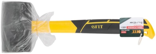 Киянка 65мм 680г фибергласовая ручка резинов. FIT 45514 фото 3 Киянка 65мм 680г фибергласовая ручка резинов. FIT 45514 фото 3