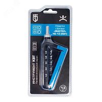 Набор отвертка с битами НБ-13 серия МАСТЕР | код 78698 | КВТ