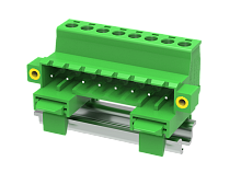 MC-PB5.08H06C-S-0001 Разъём штекерный MC, шаг 5.08мм,6 конт. с винт.,зел., шт | код MC-PB5.08H06C-S-0001 | SUPU