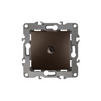 Розетка TV одиночная, Эра12, бронза, 12-3101-13 | код Б0019340 | ЭРА