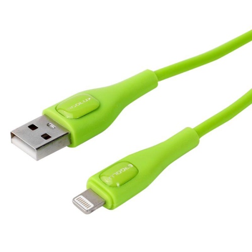 Кабель USB-Lightning ELX-CDC03-C05 3А 1.2м зарядка+передача данных коробка зел. Ergolux 15303 фото 5 Кабель USB-Lightning ELX-CDC03-C05 3А 1.2м зарядка+передача данных коробка зел. Ergolux 15303 фото 5