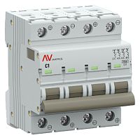 Выключатель автоматический AV-10 DC 4P 1A (C) 10kA EKF AVERES | код mcb10-DC-4-01C-av | EKF