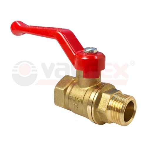 Кран шаровой 11Б27фт1М 1/2' ВН ручка рычаг | код VF.215.LR1.012 | VALFEX-T