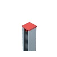 Заглушка для страт-профиля 41х41 мм RAL 3020 Красный | код LO9901 | КМ-Профиль