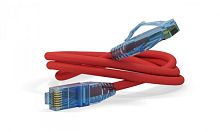 Патч-корд U/UTP Cat.6 LSZH 0.3 м красный, Hyperline PC-LPM-UTP-RJ45-RJ45-C6-0.3M-LSZH-RD | код 230192 | Hyperline
