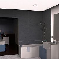 Светильник светодиодный Basic Downlight 5Вт 4000К IP54 400лм 210-240В 90х44 круг бел. GAUSS 9033420205