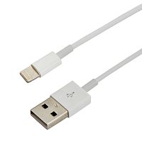 USB-Lightning кабель для iPhone/PVC/white/1m/REXANT | код 18-1121 | REXANT