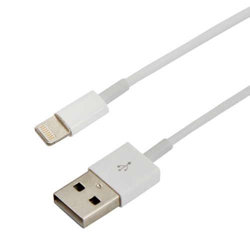 USB-Lightning кабель для iPhone/PVC/white/1m/REXANT | код 18-1121 | REXANT