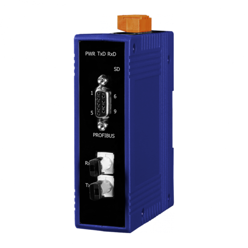 PROFI-2542 CR PROFIBUS to Single mode Fiber Converter (ST type) | код 00-06122074 | ICP DAS